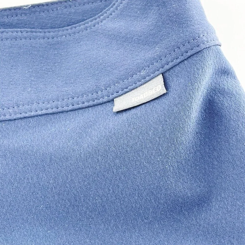 Toad&Co Mens Cetacean Color Block Boardshort 38 Spring‎ 2019 Blue & Gray Swim
